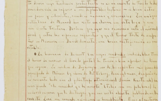 JLB Manuscrito original de Pierre Menard autor del Quijote en cuaderno de contabilidad y tinta negra elhype